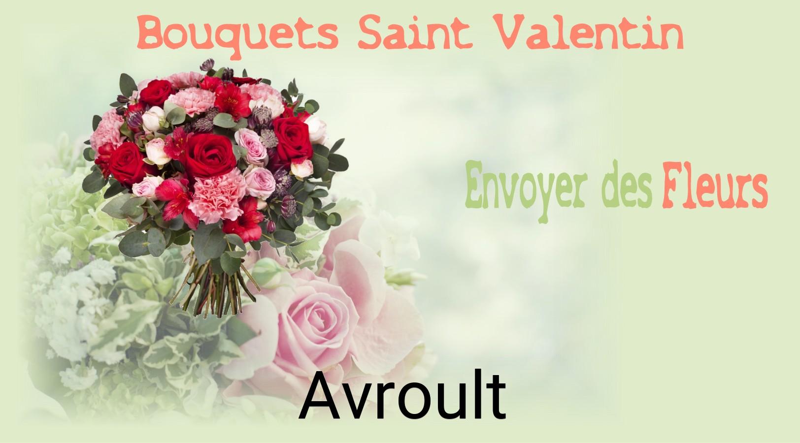 Roses de Saint-Valentin livrées à Avroult
